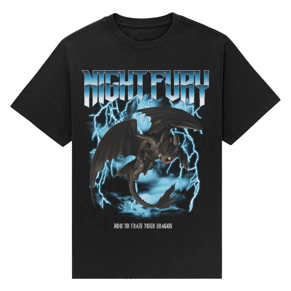 How To Train Your Dragon Toothless Metal Unisex Tshirt